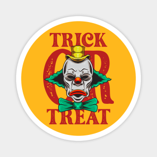 Halloween Clown 1.3 Trick or Treat Magnet